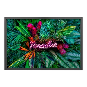 Paradise by Javiera Estrada Print with Black Frame - 48 X 72