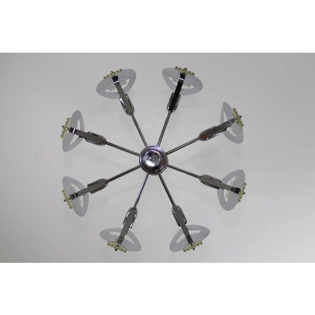 Chromed Chandelier by Gaetano Sciolari, 1960s For Sale - Image 6 of 13