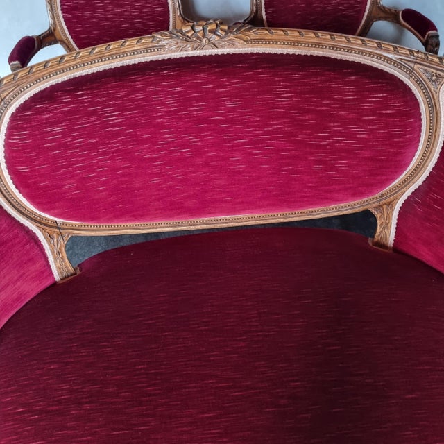 Set of Basket Bench and Armchairs, 1950s, Set of 3 For Sale - Image 16 of 18