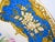 Myott Son & Co. 1920s Myott "The Bouquet" Cobalt Blue and Gold-Gilded Dinner Plates P. Granet - Set of 6 For Sale - Image 4 of 9