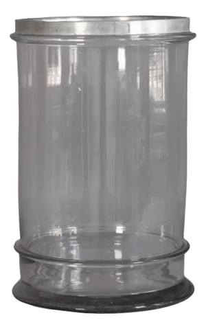 Large Antique Glass Vase, 1900