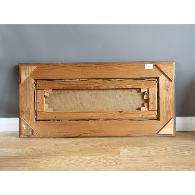 1950 Mid-Century Modern 'Geometric Harvest' Swedish Geometric Abstract Still Life Oil Painting, Framed For Sale - Image 12 of 12