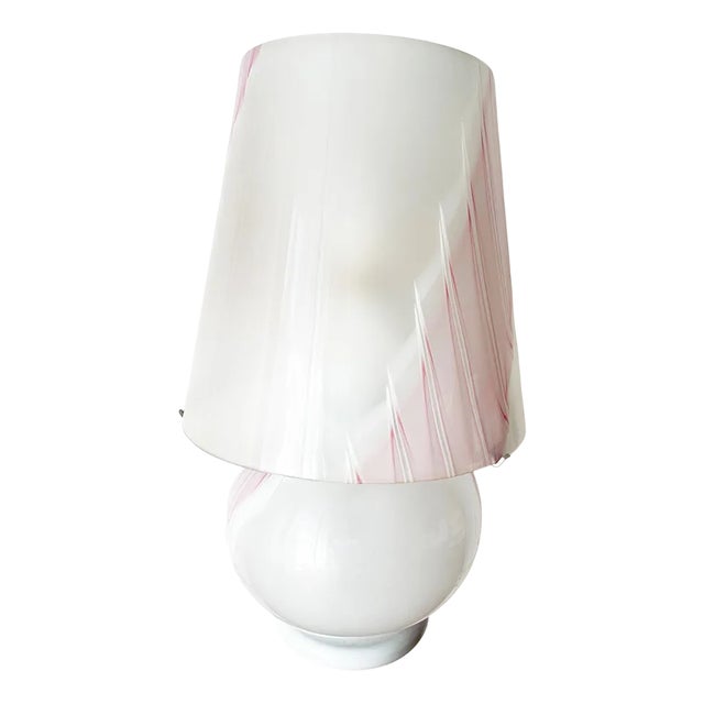 Murano Glass Table Lamp, 1980s For Sale