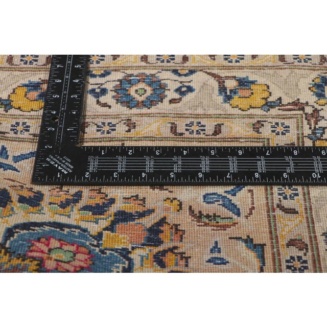 Late 20th Century Vintage Persian Nain Rug, 10'04 X 14'11 For Sale In Dallas - Image 6 of 10