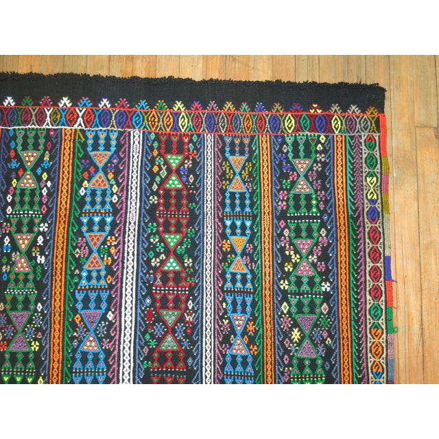 Mid 20th Century Jajim Flat-Weave For Sale In New York - Image 6 of 6