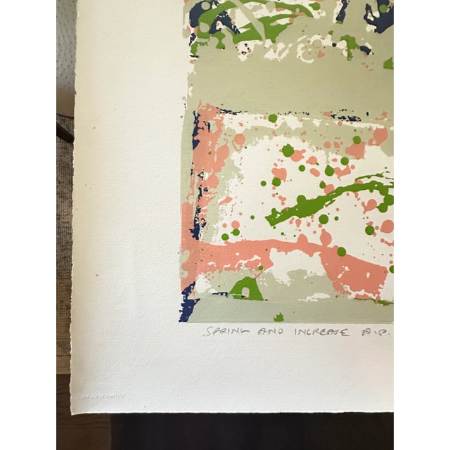 1980s 1980 "Spring and Increase" Abstract Print by Walter Darby Bannard For Sale - Image 5 of 8