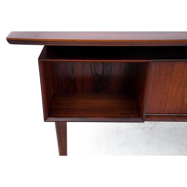 Vintage Danish Teak Desk, 1960s For Sale - Image 15 of 17
