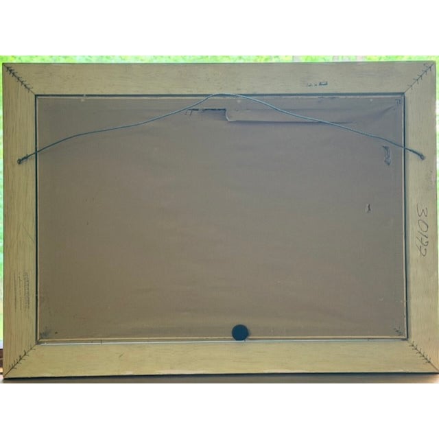 Late 1990s, Modern Expressionist Harbor Seascape, Juan Manuel De La Rosa For Sale In New York - Image 6 of 6