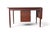 This drop leaf desk was made in Sweden during the 1960s, with a teak case that opens from 47 inches to 63 inches wide when...