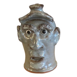 Southern Face Jug Folk Art For Sale