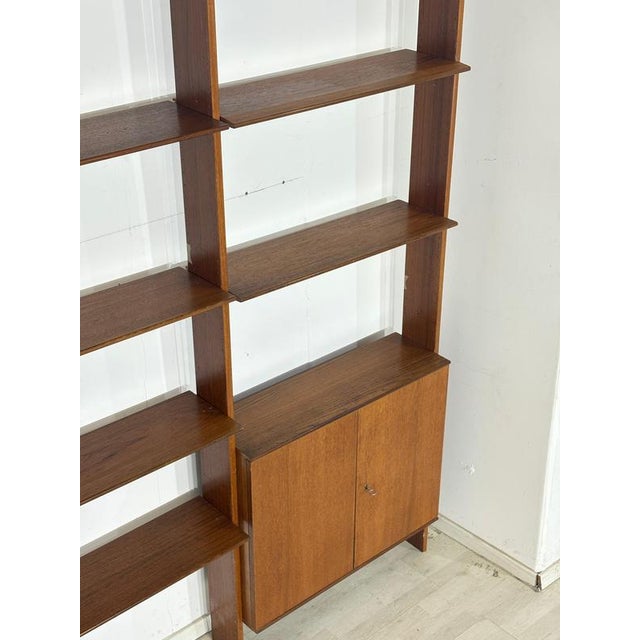 Mid-Century Modern Modular Wall Shelf in Teak by Interna-Peter Pedrides, 1960s For Sale - Image 17 of 18