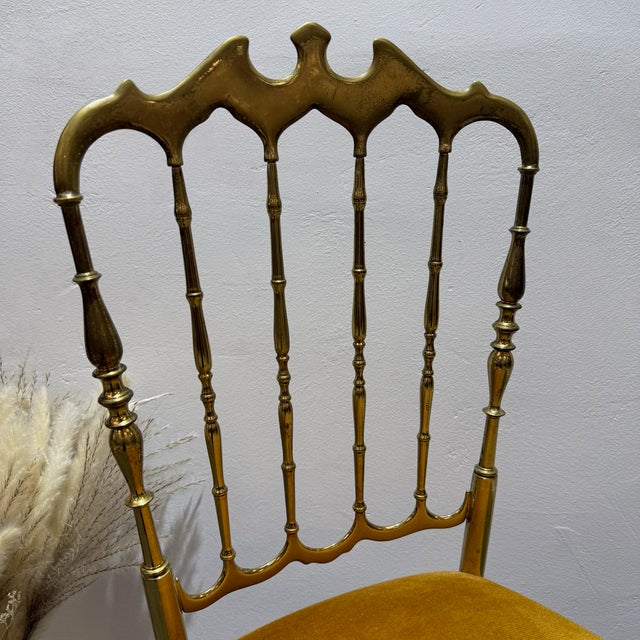 For sale is an elegant Chiavari chair, a masterpiece of Italian design from the 1950s. The chair is distinguished by its...