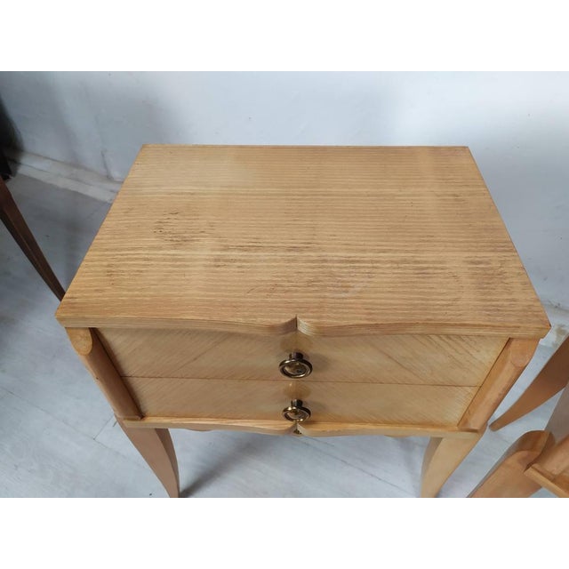 Sycomore Bedside Tables, 1950s, Set of 2 For Sale - Image 14 of 17