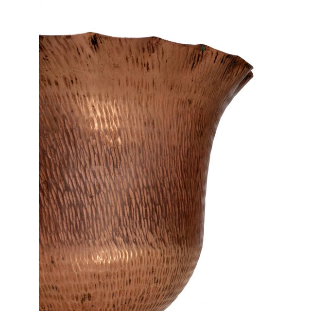 Italian Art Deco Copper Vase by Gio Ponti for Nino Ferrari, 1930s For Sale - Image 3 of 8