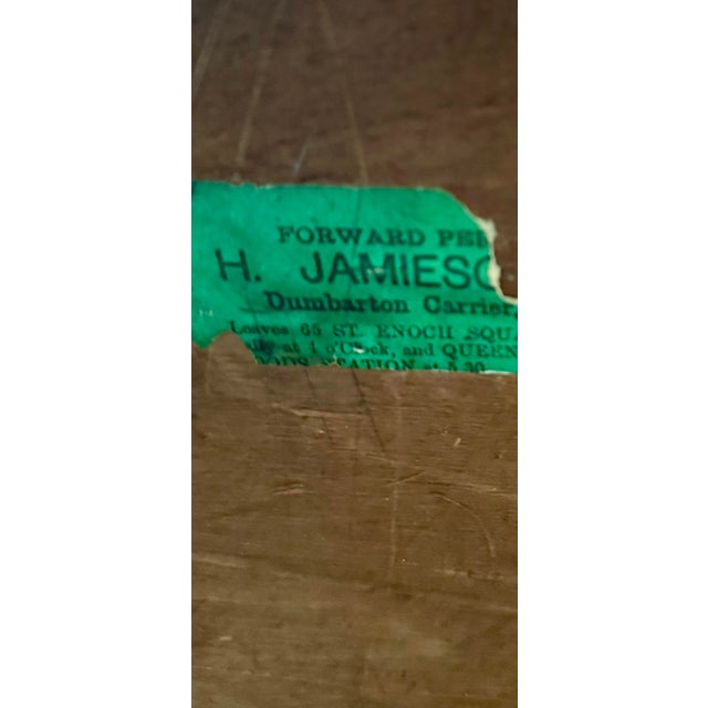 Antique Early 19th Century English Georgian Mahogany Shopkeeper’s Writing Slope Desk For Sale - Image 11 of 12