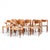 Mid-Century Modern Niels Moller Models 55 and 71 Mid Century Danish Teak Dining Chairs - Set of 12 For Sale - Image 3 of 11