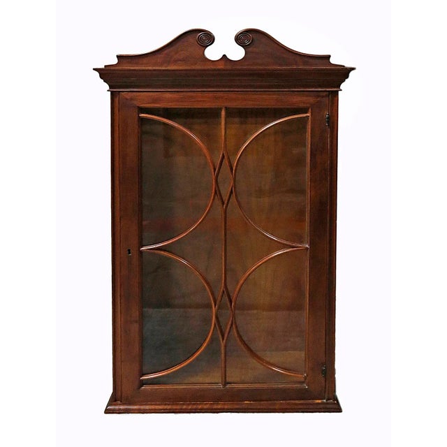 Traditional Vintage Wall Cabinet For Sale - Image 3 of 4