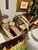 Wooden English Gathering Basket With Wooden Handle - #363 For Sale - Image 9 of 9