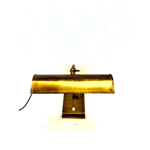 Mid-Century Brass Table Lamp For Sale - Image 6 of 7