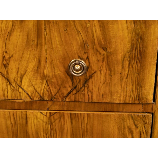 Wood Austrian 19th Century Biedermeier Commode with Three Butterfly Veneered Drawers For Sale - Image 7 of 12