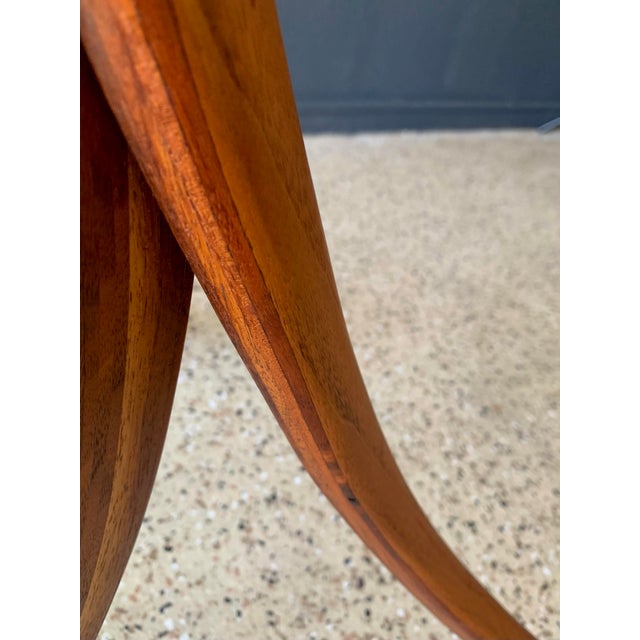 Sculpted Bent Wood Floor Lamp by Micheal Wilson For Sale - Image 9 of 12