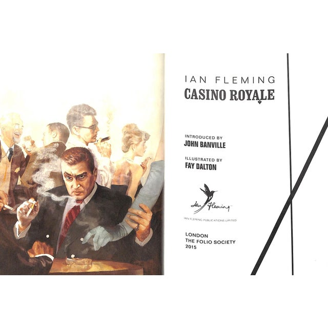 FLEMING, Ian [172] pp. The Folio Society 2015 9" x 6 1/2" Illustrated by Fay Dalton "This lavish Casino Royale edition,...