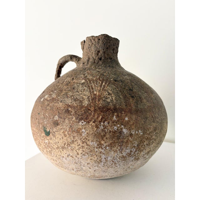 Sculpture Materials Middle Eastern Clay Vessel For Sale - Image 7 of 8