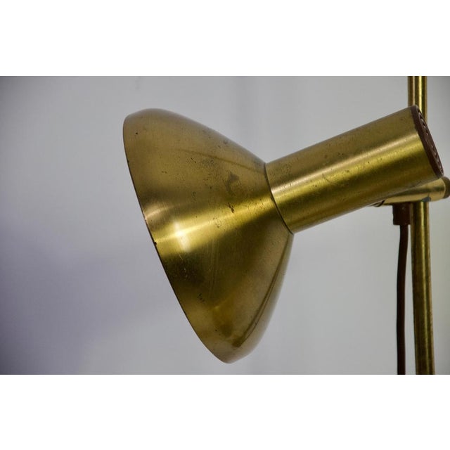 Adjustable Brass Floor Lamp, Germany, 1970s For Sale - Image 9 of 18
