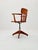 Bauhaus Style Swivel Office Armchair in Wood from Stollgiroflex, 1960s For Sale - Image 4 of 11