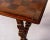 Brown Large 19th C Spanish Walnut Table With Marquetry Top and Iron Stretcher For Sale - Image 8 of 11