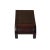 Asian 5.5" Reddish Brown Scroll Leg Rectangular Wood Display Stand Easel For Sale - Image 3 of 7