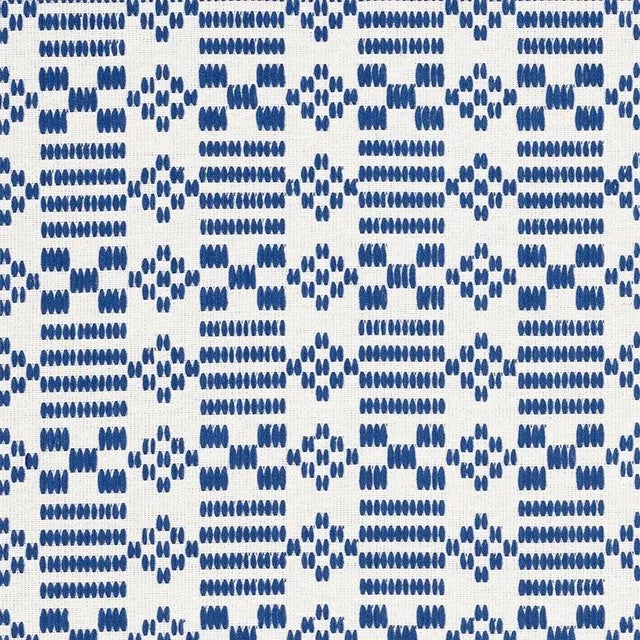 With thick cotton stitching embroidered in a simple graphic pattern, Wilson Embroidery has tons of folkloric charm. Sold...