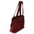 Contemporary Vintage Red Suede Logo Small Tote For Sale - Image 3 of 8