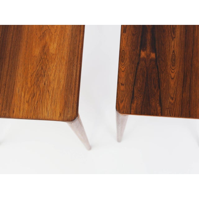 Nesting Tables in Rosewood by Severin Hansen for Haslev Møbelsnedkeri, Denmark, 1960s, Set of 3 For Sale - Image 12 of 14