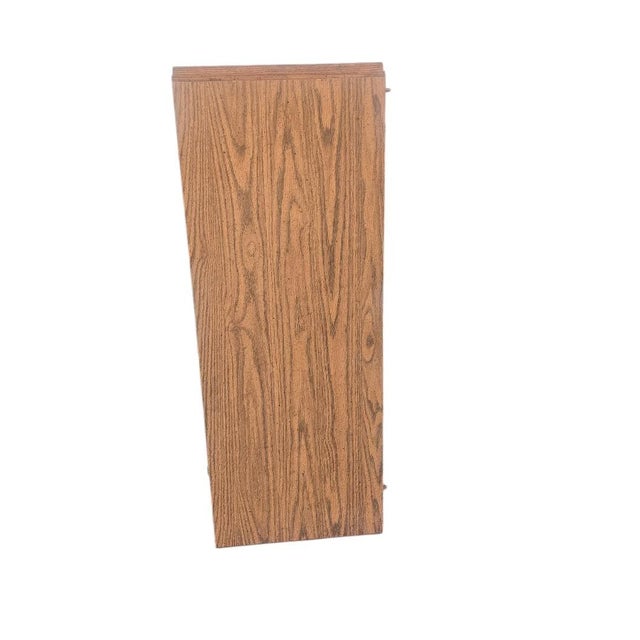 Brown Mid 20th Century Vintage Oak Dining Table With Claw Feet and Leaf For Sale - Image 8 of 8