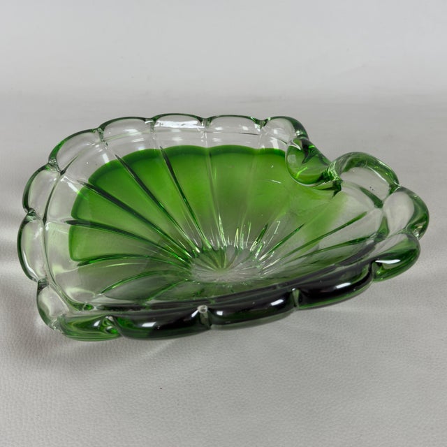 Vintage Centerpiece in Green Murano Glass, 1970s For Sale - Image 11 of 11