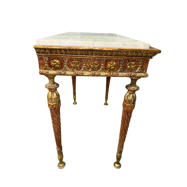 Neoclassical Early 19th Century Italian Neoclassical Console Table For Sale - Image 3 of 9