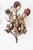 1950s Hollywood Regency Italian Hand-Forged Rose Wall Lamps, 1950s, Set of 2 For Sale - Image 5 of 15
