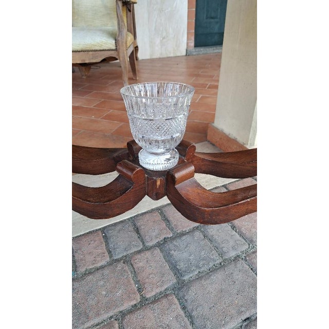 Italian Console Table with Lyre Legs For Sale - Image 5 of 8