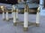 Porcelain & Brass Faux Tusk End Tables Italy - A Pair For Sale - Image 10 of 13