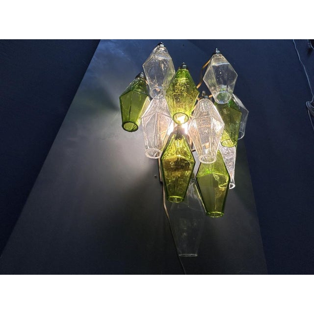 1980s Murano Glass Poliedri Sconces, Italy, 1980s, Set of 2 For Sale - Image 5 of 13