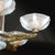Art Deco Brass Petitot Chandelier W/ Glass Rods & Opalescent Glass Shades For Sale - Image 17 of 18