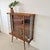 Vintage Art Deco Display Cabinet with Glass Slats in Warm Walnut Veneer, 1950s For Sale - Image 6 of 14