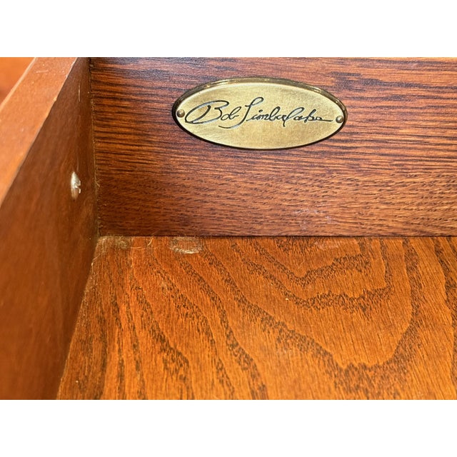 Pair of Vintage Lexington Bob Timberlake Solid Cherry Two-Drawer End Tables / Side Tables - 26"w X 17"d X 25"h For Sale - Image 15 of 18