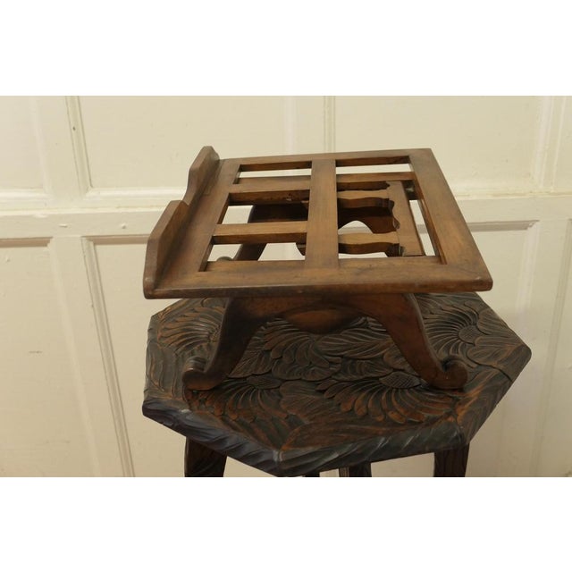 Late 19th Century French Lutrin Cherrywood Music Stand, 1880s For Sale - Image 5 of 6