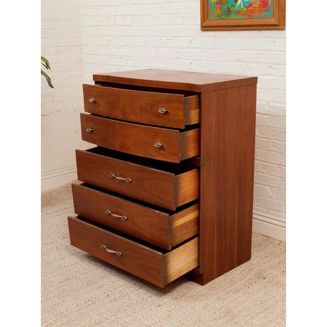 Wood Mid 20th Century The Real McCoy Co. Highboy Dresser For Sale - Image 7 of 11
