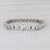 2010s 4.40ctw Diamond Tennis Bracelet 10k White Gold 7" 4.6mm For Sale - Image 5 of 7