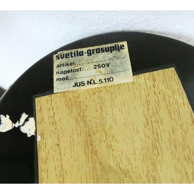 Small Space Age Table Lamp by Svetila-Grosuplje, 1970s For Sale - Image 11 of 12