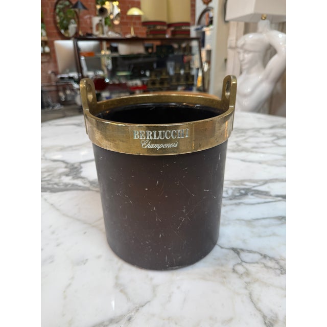 Vintage Italian Champagne Ice Bucket For Sale In Los Angeles - Image 6 of 8