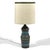 A beautiful example of Bitossi ceramics, this table lamp has a base covered in bands of Londi's signature decoration in...
